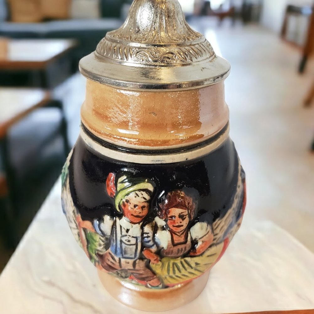 Genuine Vintage German Beer Mug Stein - Made in Western Germany